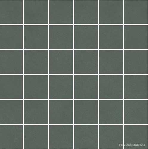 Декор Про Чементо мозаичный зелёный матовый 30x30