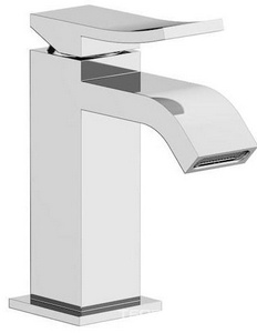 Смеситель для раковины, с нажимной пробкой д/к, (цв.хром),  ZZ Gattoni Ely 8842/88С0