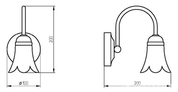 Светильник настенный, (цв.хром / абажур керамика),  ZZ Migliore Mirella 17256