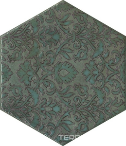 Керамогранит Kerama Marazzi Гроссето Декор  зелёный 20x23.1 Зеленый 