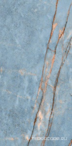 Керамогранит Florim Heritage Luxe Heritage Azure Glossy 60x120 Голубой 