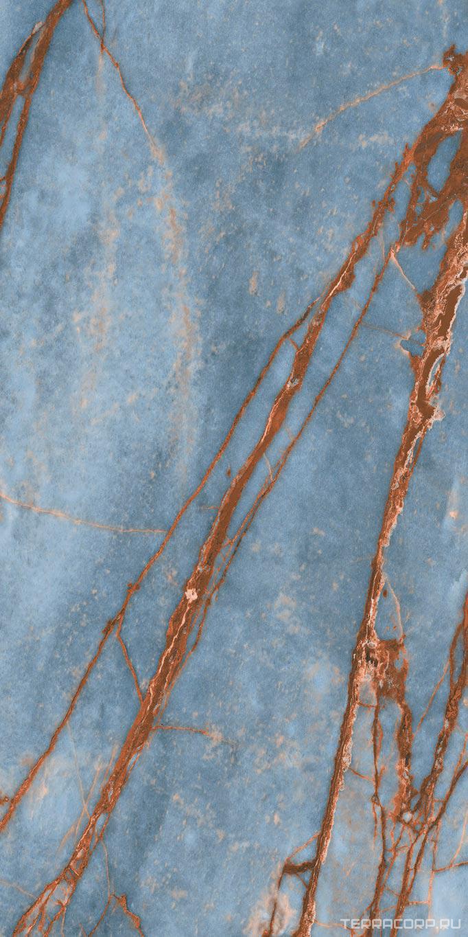Керамогранит Florim Heritage Luxe Heritage Azure Glossy 60x120 Голубой, фото 5