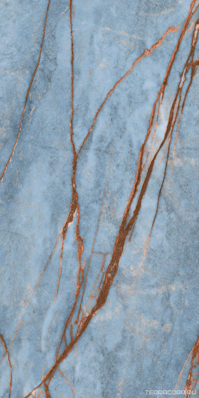 Керамогранит Florim Heritage Luxe Heritage Azure Glossy 60x120 Голубой, фото 7