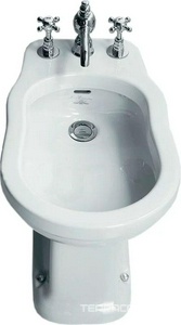 Биде 34х53см, напольное, с 1 отв. д/смес., (без крепл. к полу),  ZZ Simas Londra LO 923