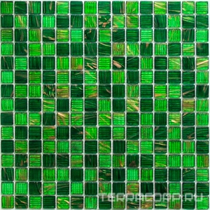 Мозаика Bonaparte Мозаика стеклянная Verde (20x20x4) 32,7x32,7 Комбинированный 