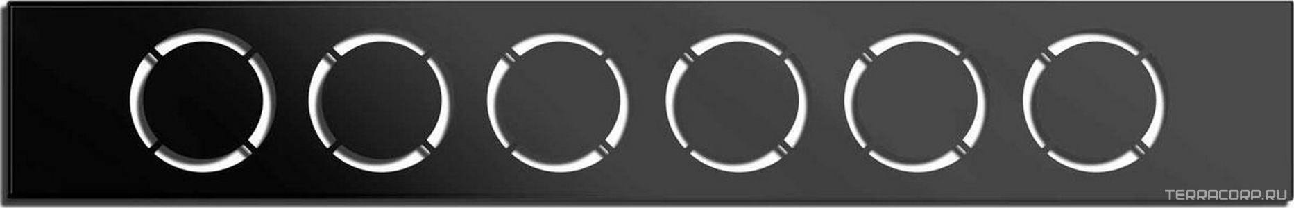 Душевой лоток 800 мм, пропускн.спос-ть 48 л/мин, с перфорир. решеткой, (цв.черный),  ZZ Vincea Say Optima SAY.601.80.B.M.S.NSNGH