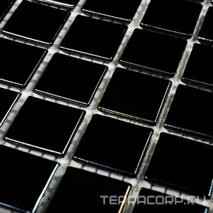 Мозаика Bonaparte Мозаика стеклянная Black Light  (20x20x4) 32,7x32,7 Комбинированный 