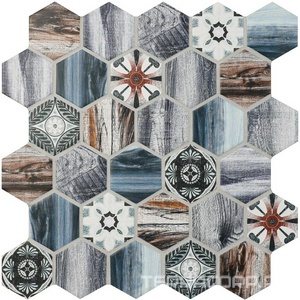 Мозаика Bonaparte Мозаика керамогранитная Mumbai (51x59x6) 27,1x28,1 Комбинированный 