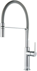 Смеситель для кухни, с гибким изливом, (цв.хром),  ZZ Latuno 110 L11022