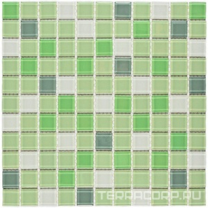 Мозаика Bonaparte Мозаика стеклянная Soft mix (25x25x4) 30x30 Комбинированный 