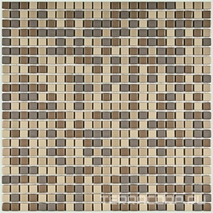 Мозаика Bonaparte Мозаика стеклянная Crema   (12x12x6) 31,5x31,5 Комбинированный 