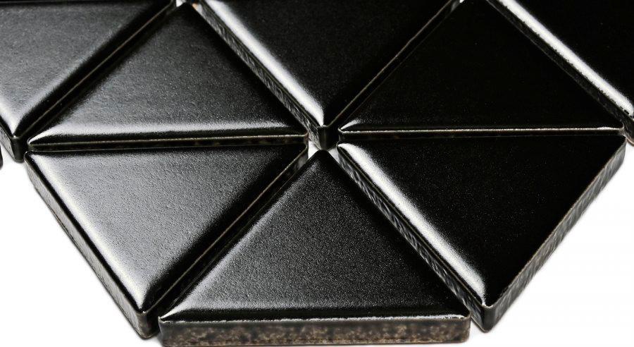 Мозаика Bonaparte Мозаика керамогранитная Reno Black matt (39x45x6) 25,2x29,1 Комбинированный, фото 4