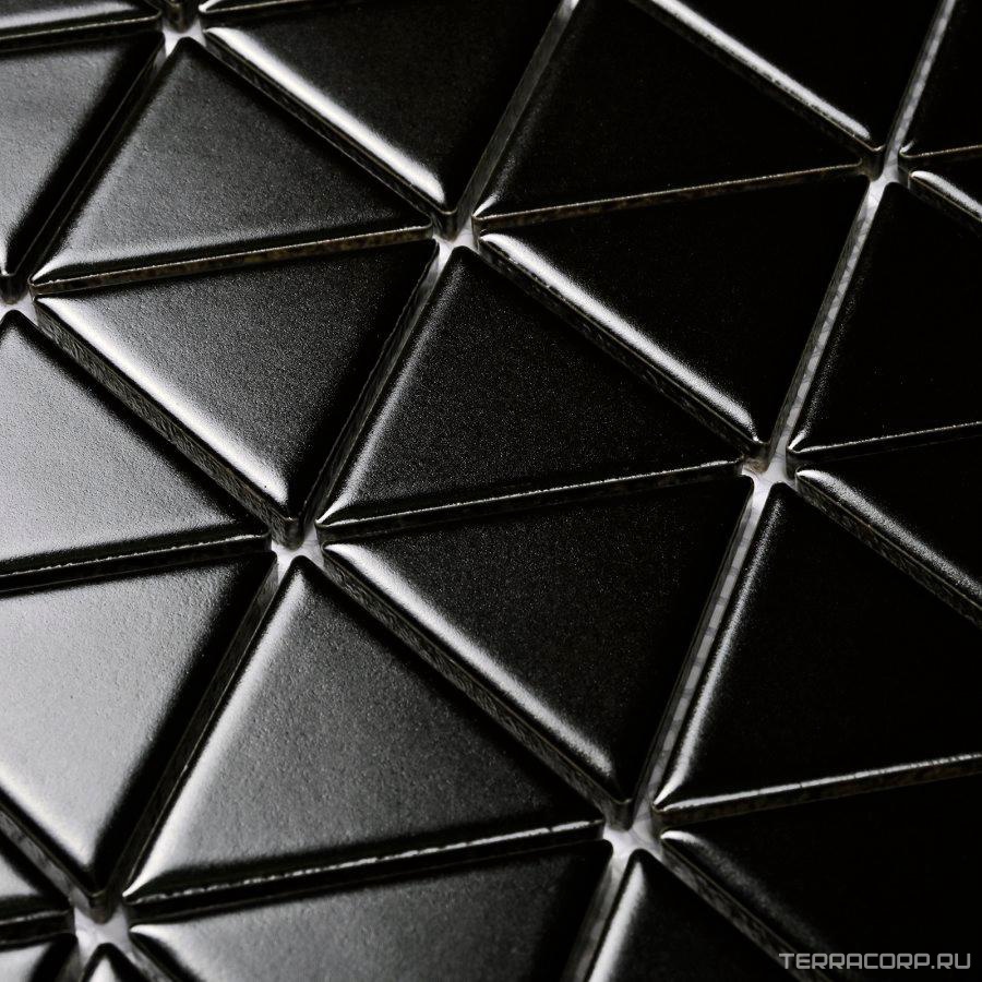 Мозаика Bonaparte Мозаика керамогранитная Reno Black matt (39x45x6) 25,2x29,1 Комбинированный, фото 5