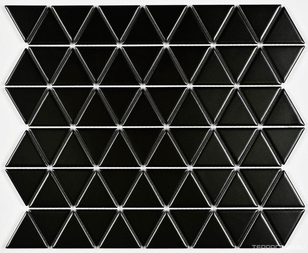 Мозаика Bonaparte Мозаика керамогранитная Reno Black matt (39x45x6) 25,2x29,1 Комбинированный, фото 3