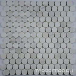 Мозаика из камня на сетке М20-376-25Р ZZ 31.8x31.8