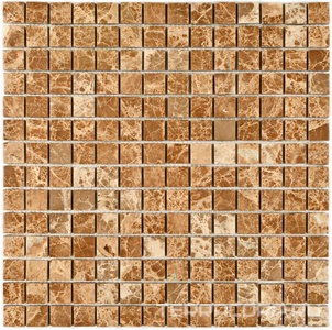 Мозаика Bonaparte Мозаика из натурального камня Madrid-20 (Pol) (20x20x7) 30,5x30,5 Комбинированный 