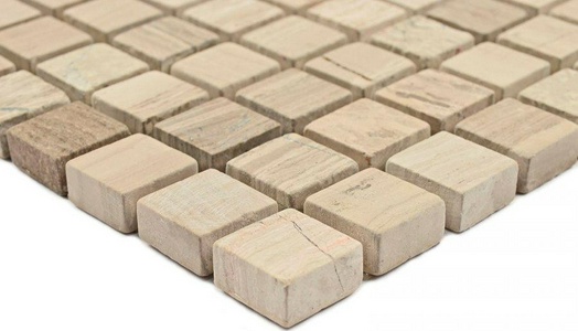 Мозаика Bonaparte Мозаика из натурального камня Dunes-15 (15x15x7) 30,5x30,5 Комбинированный 