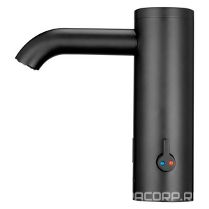 Смеситель для раковины сенсорный, с регулировкой темп., излив h113х115мм, (цв.черный матовый), Europe ZZ Swedbe europe 6010B