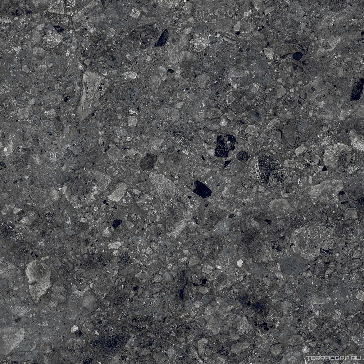 Керамогранит Alpas 2 CM Outdoor Terrazo Nero 2 cm 60x60 Черный, фото 7