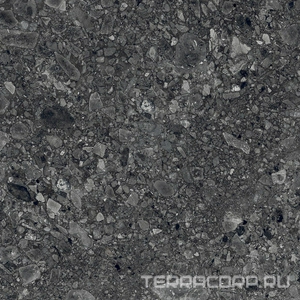 Керамогранит Alpas 2 CM Outdoor Terrazo Nero 2 cm 60x60 Черный 