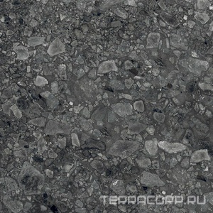 Керамогранит Alpas 2 CM Outdoor Terrazo Nero 2 cm 60x60 Черный 