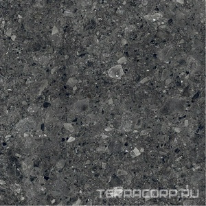 Керамогранит Alpas 2 CM Outdoor Terrazo Nero 2 cm 60x60 Черный 