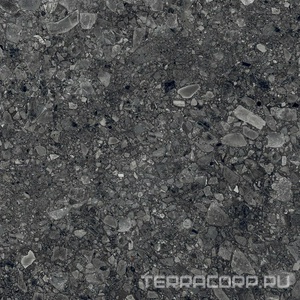 Керамогранит Alpas 2 CM Outdoor Terrazo Nero 2 cm 60x60 Черный 