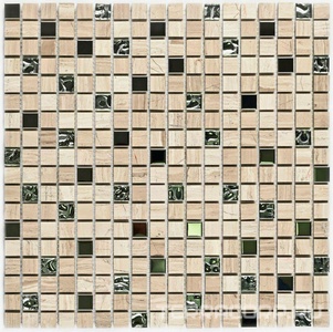 Мозаика Bonaparte Мозаика из натурального камня Tokyo (15x15x7) 30,5x30,5 Комбинированный 