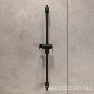 Душевая стойка 70см, с держателем душа, цв.черный матовый Iddis ray RAY70B0i17