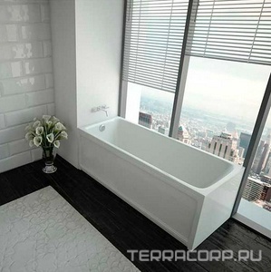 Ванна акриловая AZARIO  175х70 см, БЕЗ каркаса, панелей и слива-перелива, ZZ Azario BELLA AV.0020175