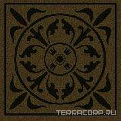 Керамогранит FreeLite Decor Марсель Вставка  шоколад l6x6 Коричневый 