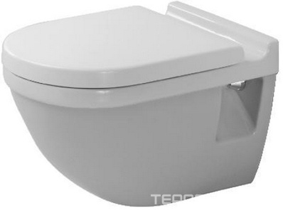 Унитаз подвесной 360х540см, без сиденья, Starck3 ZZ Duravit Starck 3 220009 00 00