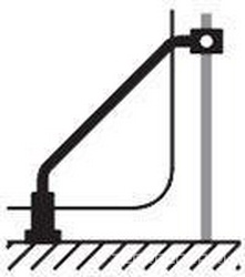 Дополнительный набор для ниши, (профиль д/установки двери с бок.стенкой), НЕСТАНД.РАЗМЕР=h194см (цв.белый), Huppe 501 Design XX