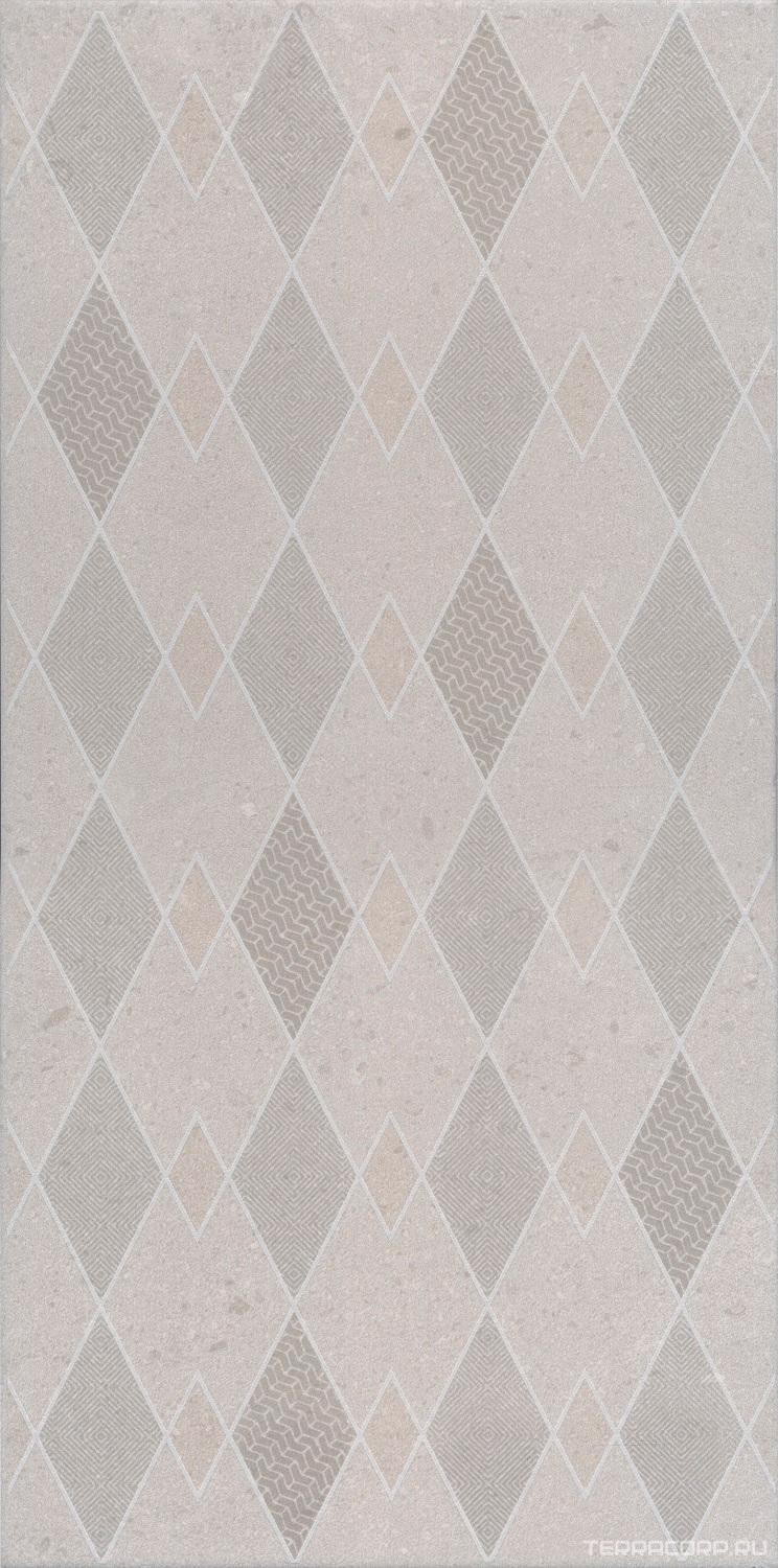 Керамическая плитка Kerama Marazzi Про Матрикс Декор серый светлый матовый обрезной 30x60 Серый, фото 7