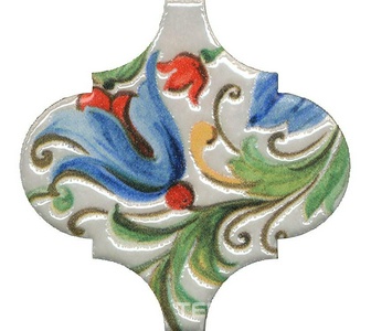 Керамическая плитка Kerama Marazzi Арабески Тоскана Декор  3 глянцевый 6.5x6.5 Комбинированный 