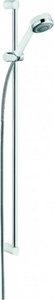 Душевая стойка (руч. душ 3 типа струи, шланг 1600мм, душ.штанга 900мм), белый/хром XX Kludi Zenta 6084091-00