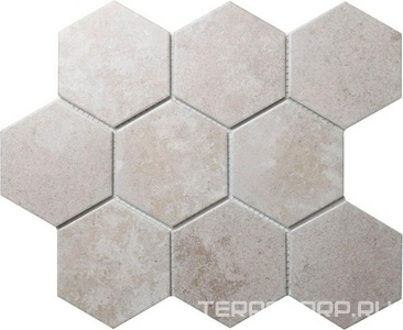 Мозаика Bonaparte Мозаика керамогранитная Agate Beige 25,6x29,5 Комбинированный 