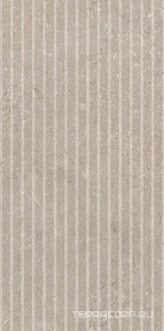 Керамогранит Dado Ceramica Shellstone  Taupe Rigat-One 3 D 60x120 Серый 
