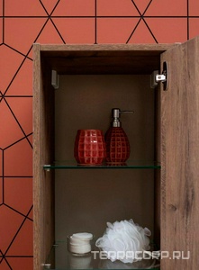 Пенал  35 см, цвет дуб Веллингтон ZZ Aquanet Lino 253914