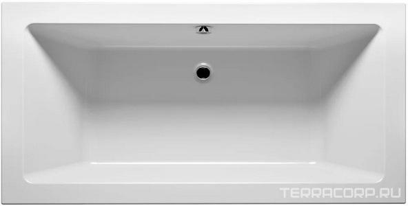 Ванна 160х70см, без ножек/рамы, панелей, слива-перелива, (акрил цв.белый),  ZZ Riho Lusso B013001005