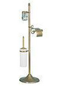 Стойка напольная  с ершиком, держ. для туал.бумаги и держ. для освежит.воздуха, бронза ZZ Boheme Medici 10613