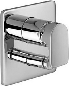 Смеситель (внешняя часть) для душа, встраиваемый в стену, с переключателем, (БЕЗ внутр.части арт.3511597090), (цв. хром)  ZZ Dorn Bracht Cult 36 115 960-00