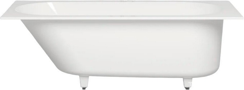 Ванна 1700х800хh600мм, встраив., литой камень S-sense глянец цв.белый, на регулируемых опорах, БЕЗ слива-перелива,  ZZ Salini Ornella 102314G