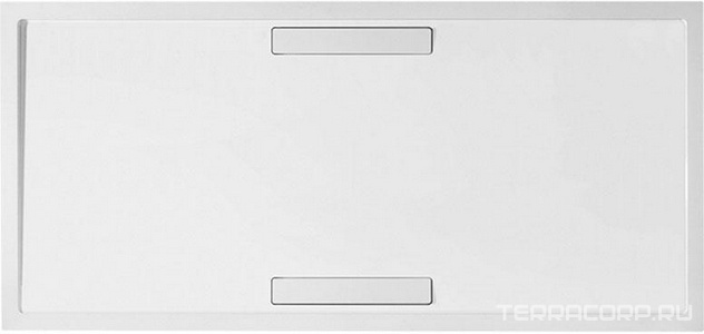 Поддон д/душа прямоуг. 1400х900хh18/100мм, квариловый, двойной сифон в комплекте, (цв. белый глянц.)  ZZ Villeroy & Boch Squaro DQ1490SQR2V