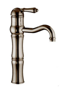 Смеситель для раковины однорычажный в высоким изливом, (цв. бронза, ручка El Capitan),  ZZ Nicolazzi Classica 3472 BZ 75