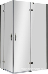 BERGAMO-W-AH-2-100/90-C-Cr-R Душевой уголок | ZZ