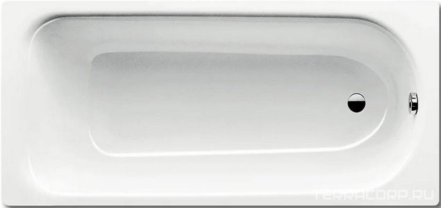 Стальная ванна Kaldewei  Saniform Plus 372-1,160x75x41 см, БЕЗ ножек (приобретаются отдельно), ZZ Kaldewei Advantage 112500010001