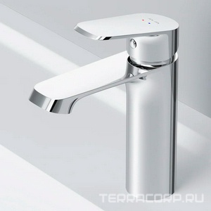 Смеситель для раковины, без донного клапана, цв.хром AMPM FUNC F8F02100