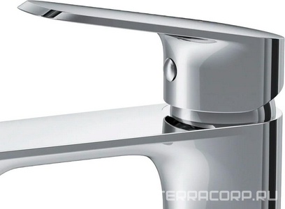 Смеситель для раковины, без донного клапана, цв.хром AMPM FUNC F8F02100