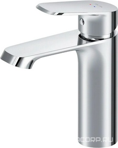 Смеситель для раковины, без донного клапана, цв.хром AMPM FUNC F8F02100